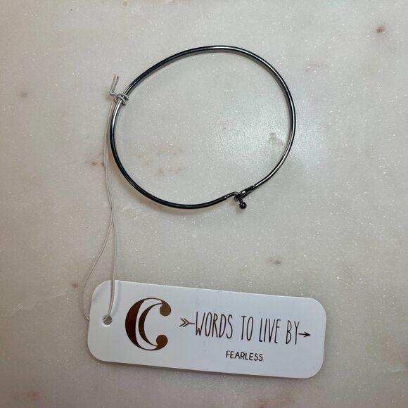 Charming Charlie | NWT Gunmetal Gray Cuff Bracelet - Picture 3 of 3